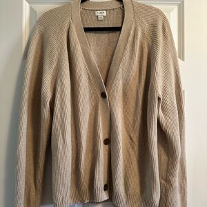 J. Crew Light Beige Knit Sweater